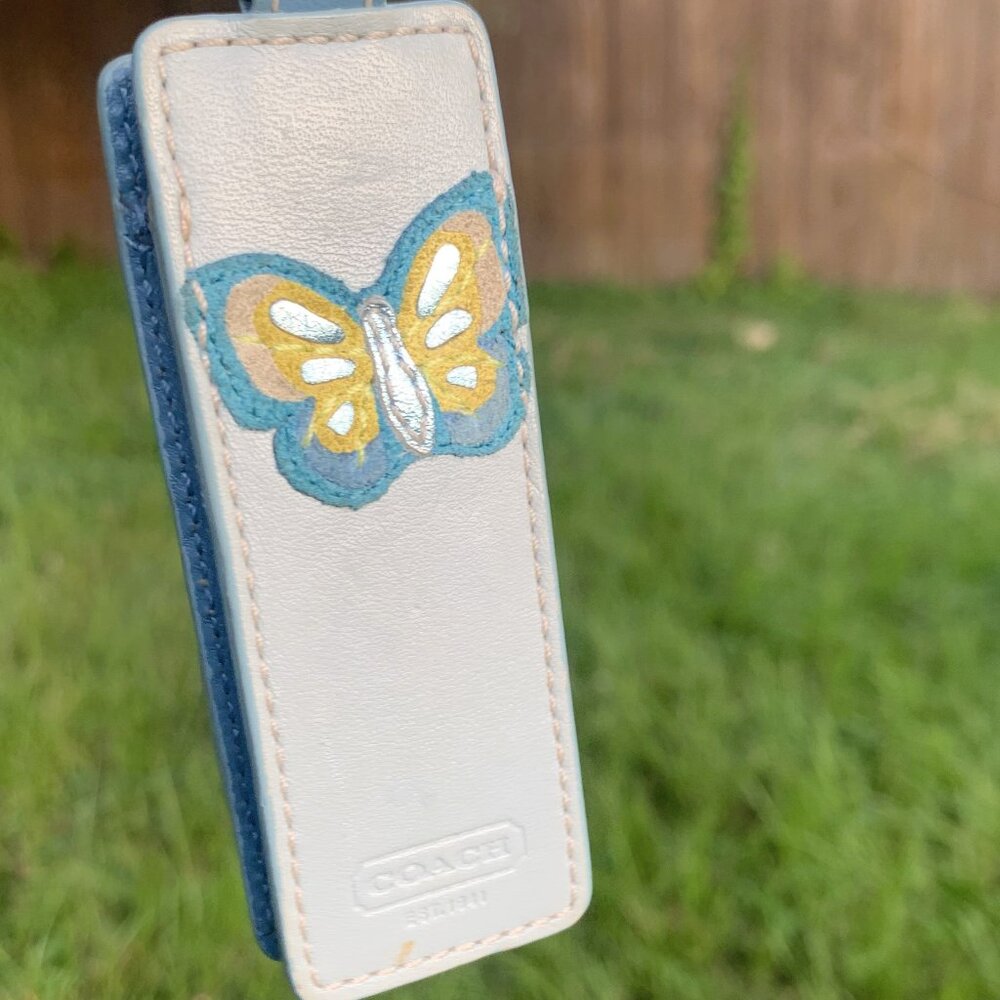 Coach Butterfly Cluster Bag Charm - Picture 6 of 11